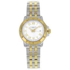 Raymond Weil Tango Steel and Gold Tone Quartz Ladies Watch 5399-STP-00308