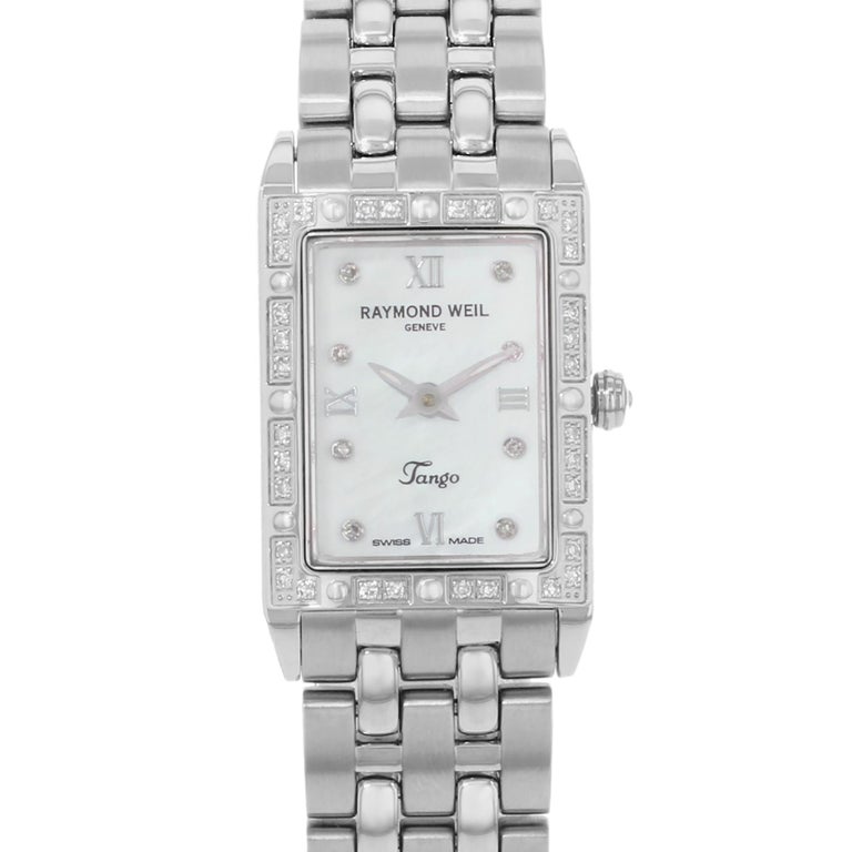 Raymond Weil Tango Steel Diamond MOP Dial Quartz Ladies Watch 5971