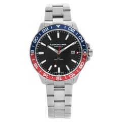 Raymond Weil Tango Steel Pepsi Black Dial Quartz Men's Watch 8280-ST3-20001