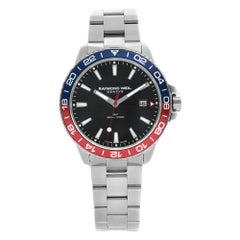 Raymond Weil Tango Steel Pepsi Black Dial Quartz Men's Watch 8280-ST3-20001