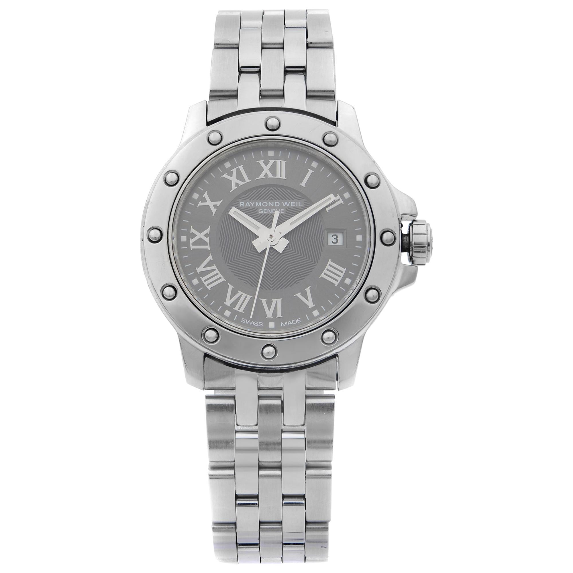 Raymond Weil Montre Tango à quartz acier pour femmes 5399-ST-00608