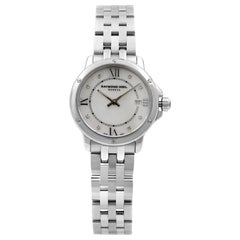 Raymond Weil Tango Steel White Mother of Pearl Dial Ladies Watch 5391-ST-00995