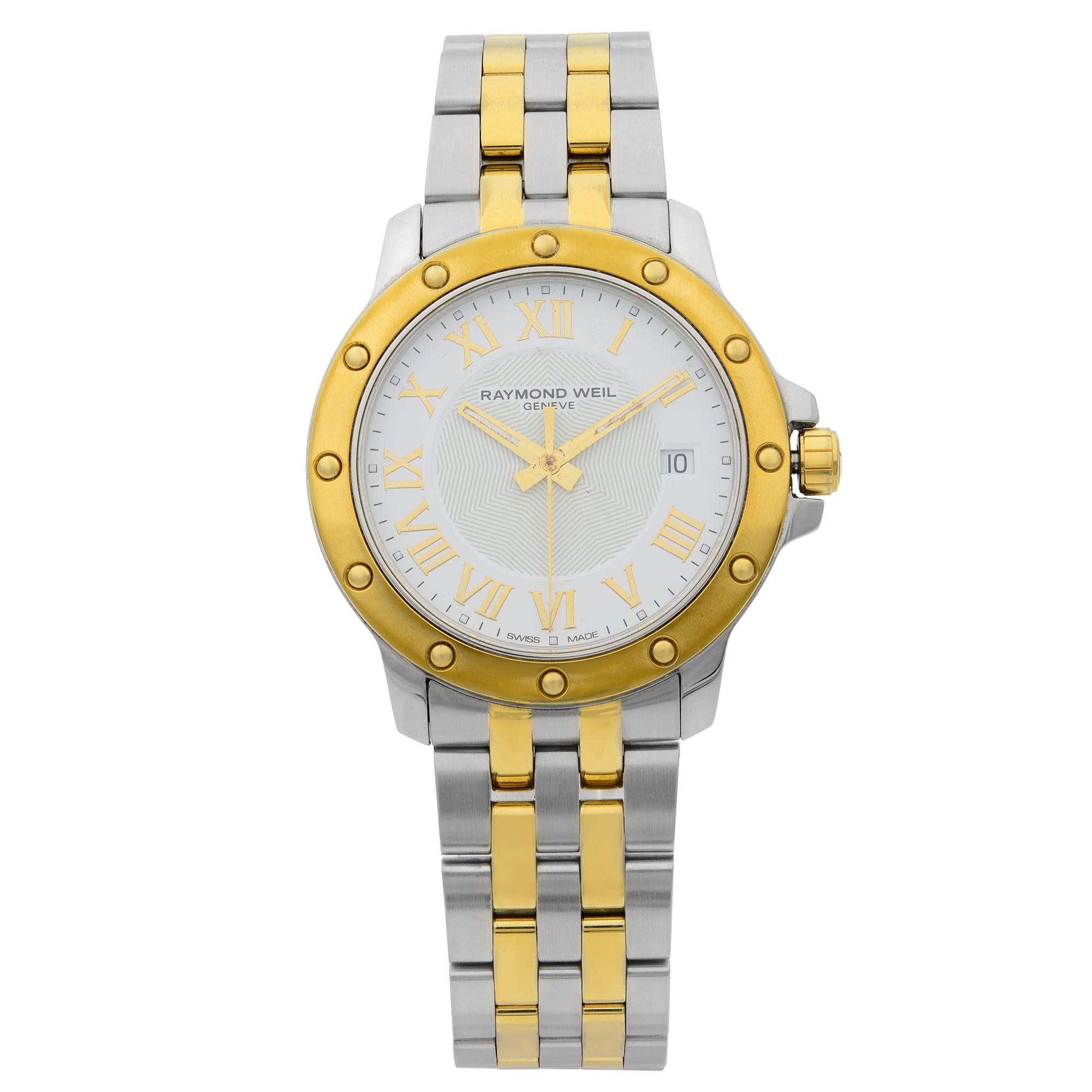 Raymond Weil Tango Steel and Yellow Gold Tone Quartz Men's Watch 5599-STP-00308