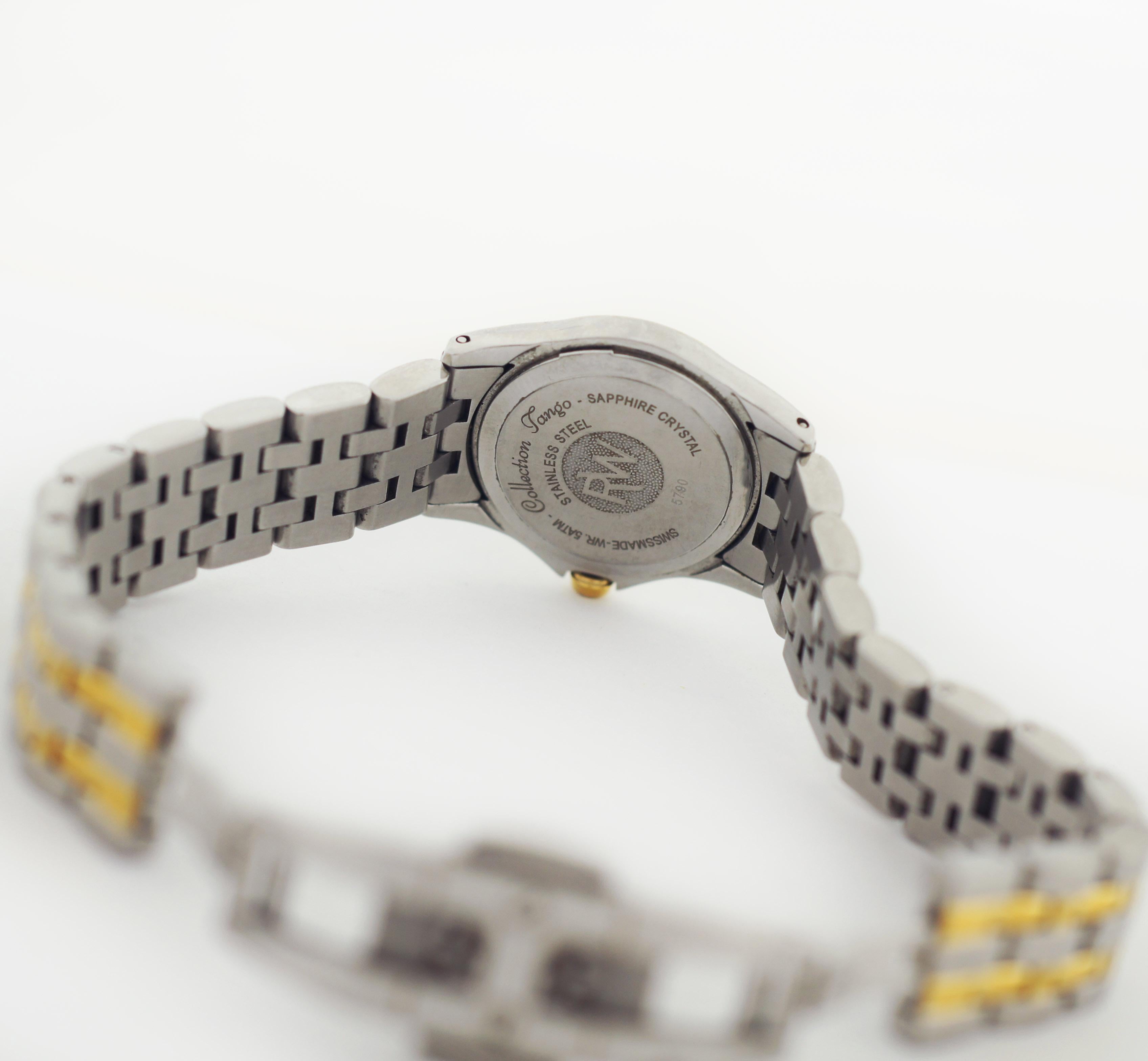 Women's RAYMOND WEIL Tango Two Tone MOP Diamond 5790 Watch