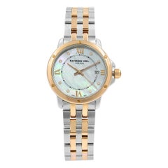 Raymond Weil Tango Two-Tone MOP Diamond Steel Quartz Ladies Watch 5391-SB5-00995