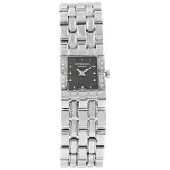 Raymond Weil Tema 5886-DB-BK Diamonds Stainless Steel Quartz Ladies Watch