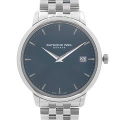 Raymond Weil Toccata Steel Blue Date Dial Quartz Mens Watch 5588-ST-50001