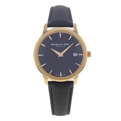 Raymond Weil Toccata Black Dial Rose Gold Tone Steel Quartz Watch 5388-PC5-20001