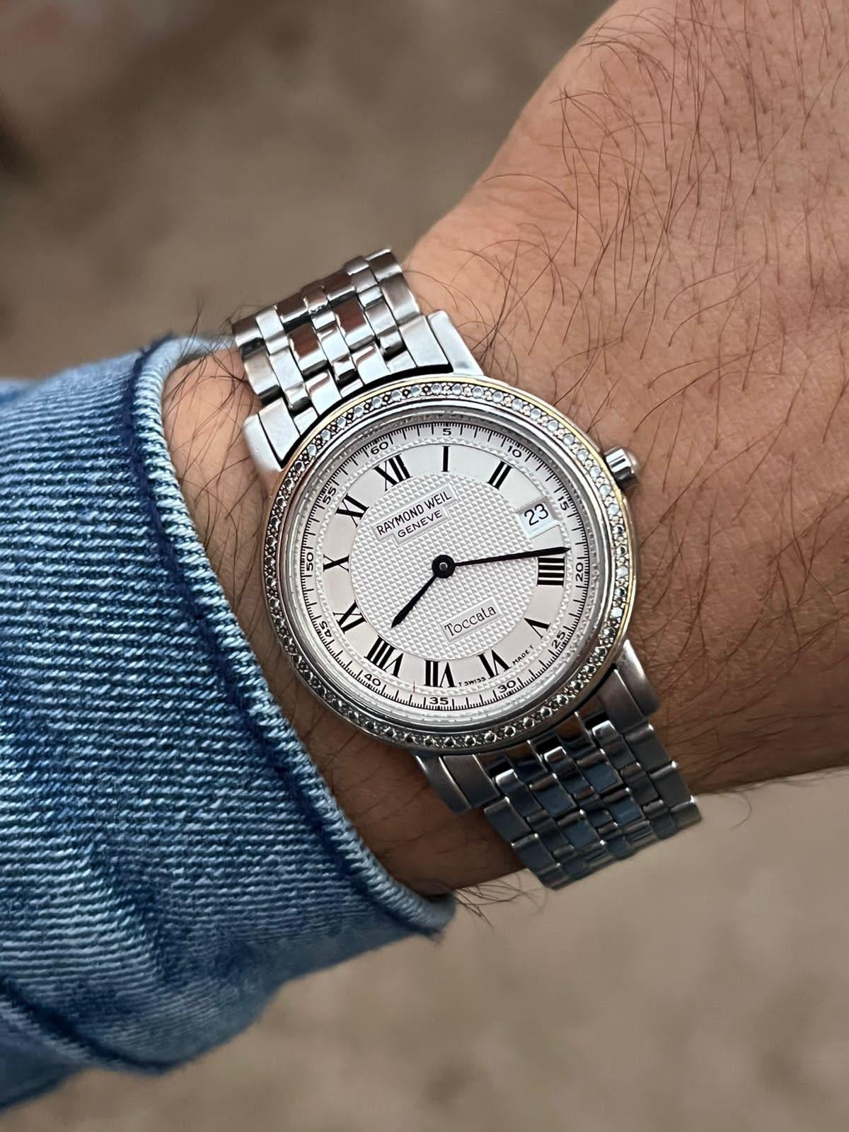 Raymond Weil Toccata Diamant-Edelstahl-Uhr 5564 Schweizer Uhr 7