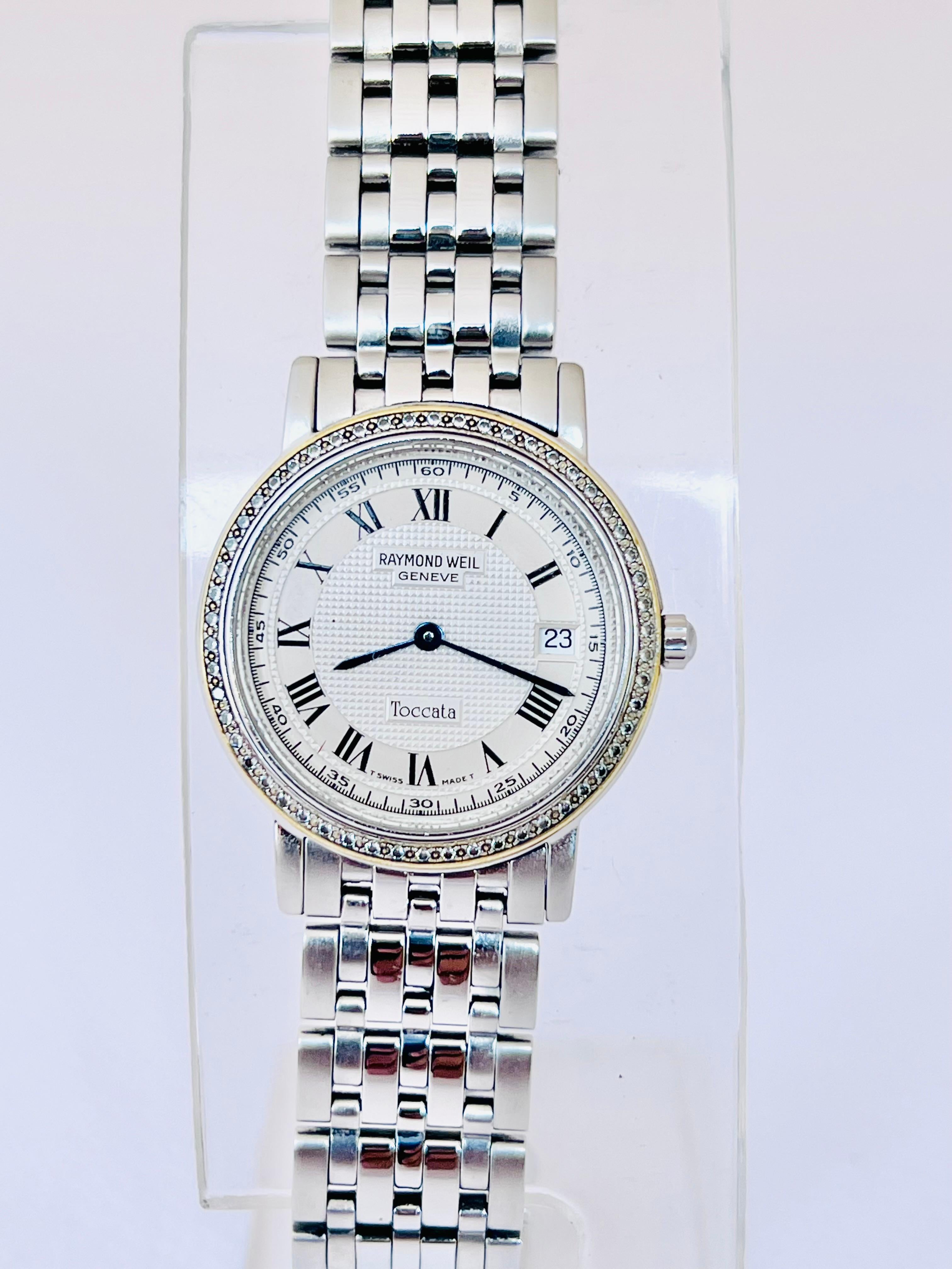 Raymond Weil Toccata Diamant-Edelstahl-Uhr 5564 Schweizer Uhr 12