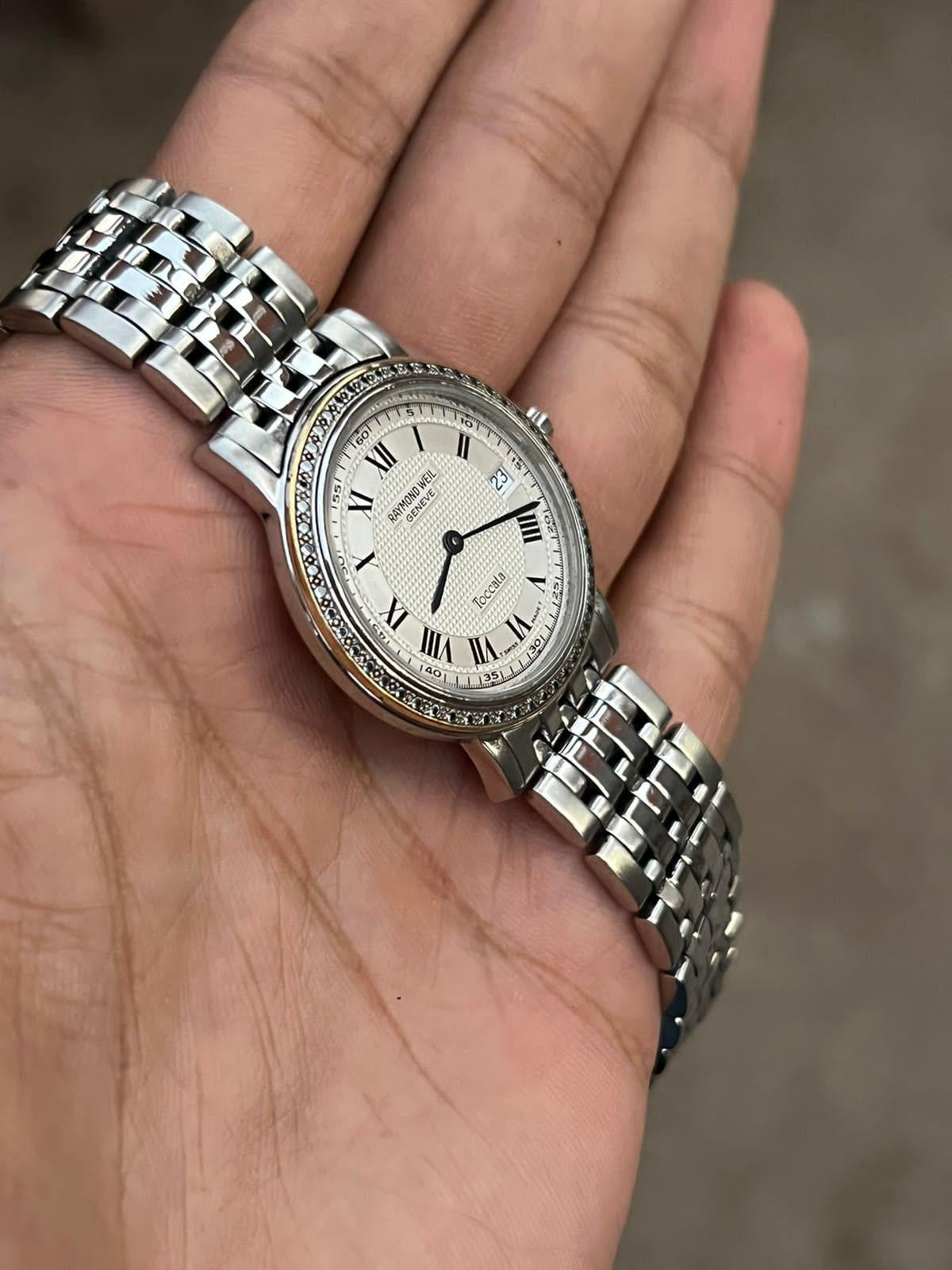 Raymond Weil Toccata Diamant-Edelstahl-Uhr 5564 Schweizer Uhr Herren