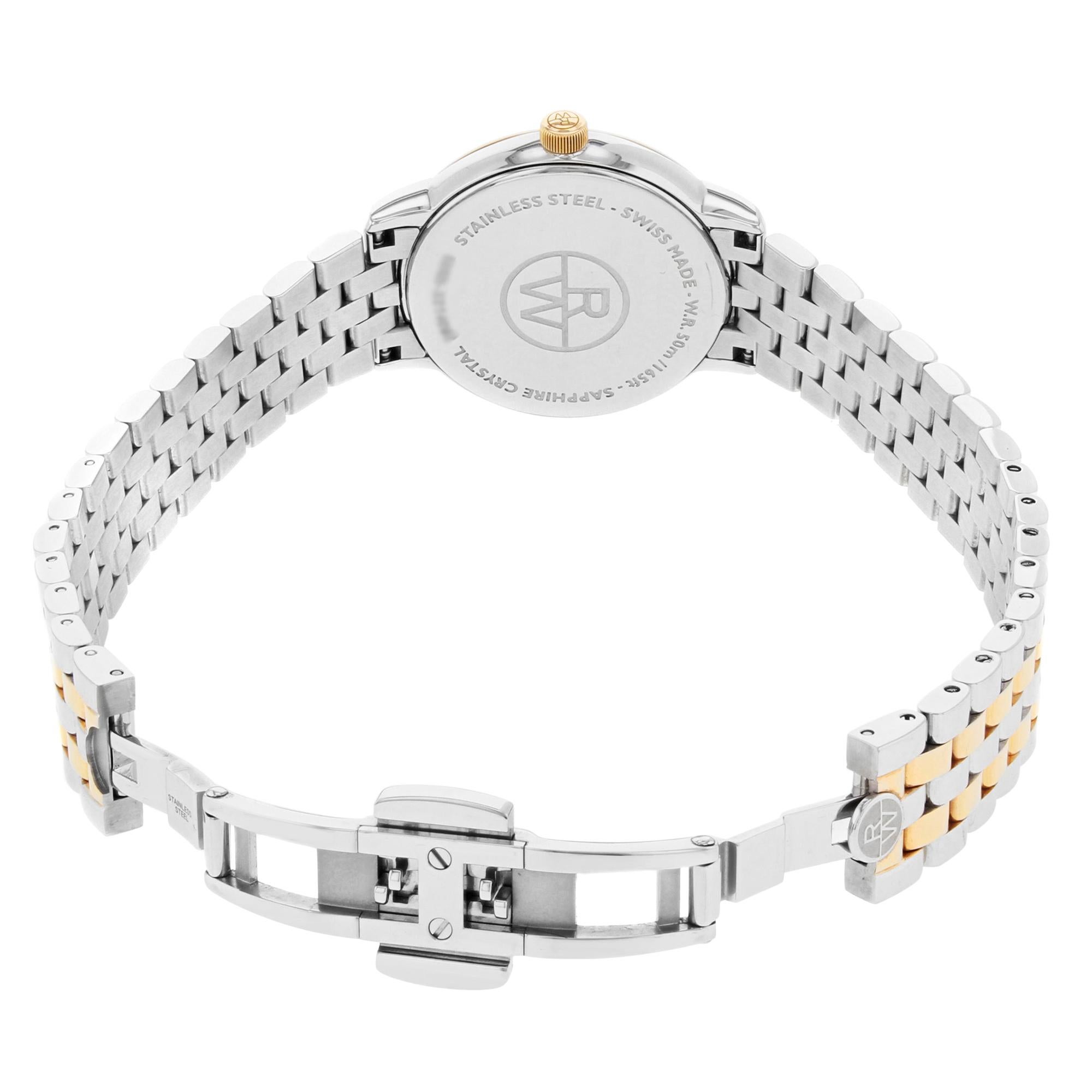 Modern Raymond Weil Toccata MOP Dial Two-Tone Steel Quartz Ladies Watch 5988-SP5-97081