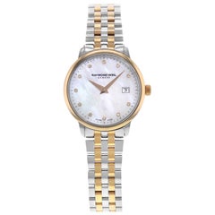 Raymond Weil Toccata MOP Dial Two-Tone Steel Quartz Ladies Watch 5988-SP5-97081