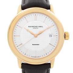Raymond Weil Toccata Rose Gold PVD Steel Silver Dial Mens Watch 2837-PC5-65001