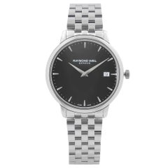 Raymond Weil Toccata Stainless Steel Black Dial Quartz Mens Watch 5588-ST-20001