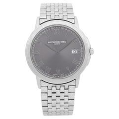 Raymond Weil Tradition Steel Grey Dial Quartz Mens Watch 5466-ST-00608
