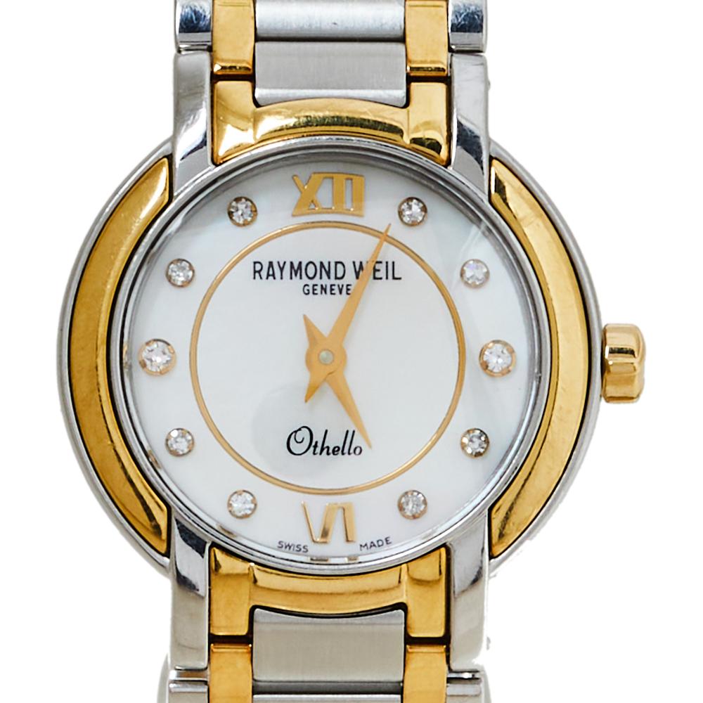 raymond weil geneve othello 18k gold