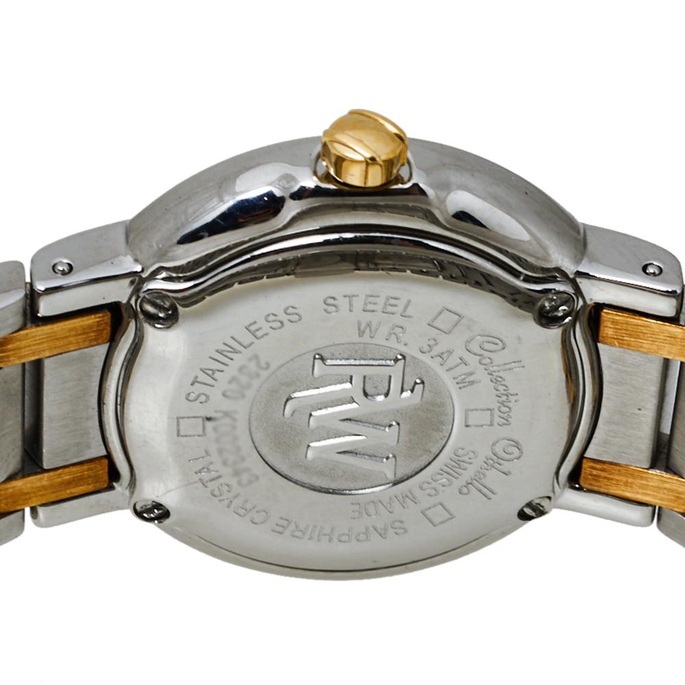 Contemporary Raymond Weil White Stainless Steel Diamonds Othello Women's Wristwatch 25MM