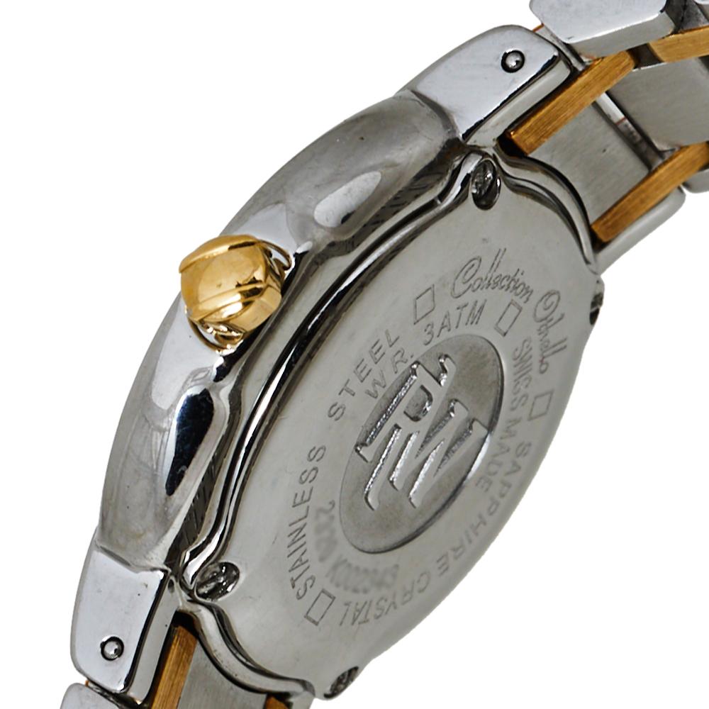 Antique Cushion Cut Raymond Weil White Stainless Steel Diamonds Othello Women's Wristwatch 25MM
