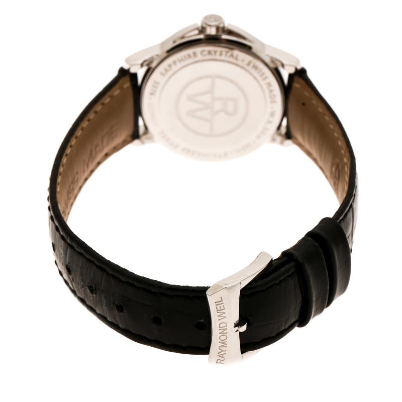 Raymond Weil White Stainless Steel Tradition 5376 Women's Wristwatch 26 mm 3