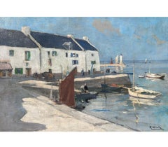 Raymond Wintz, Belle Île, el Puerto de Sauzon
