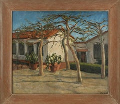 Mid Century Adobe Homestead Landscape