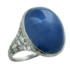 Raymond Yard 20 carat  Star Sapphire Ring
