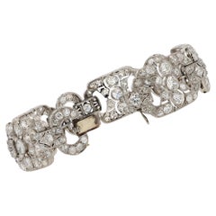 Raymond Yard Art Deco 17.35 Carat Diamond Platinum Bracelet