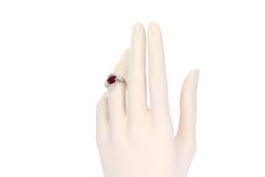 Raymond Yard Burma Ruby No Heat Ring