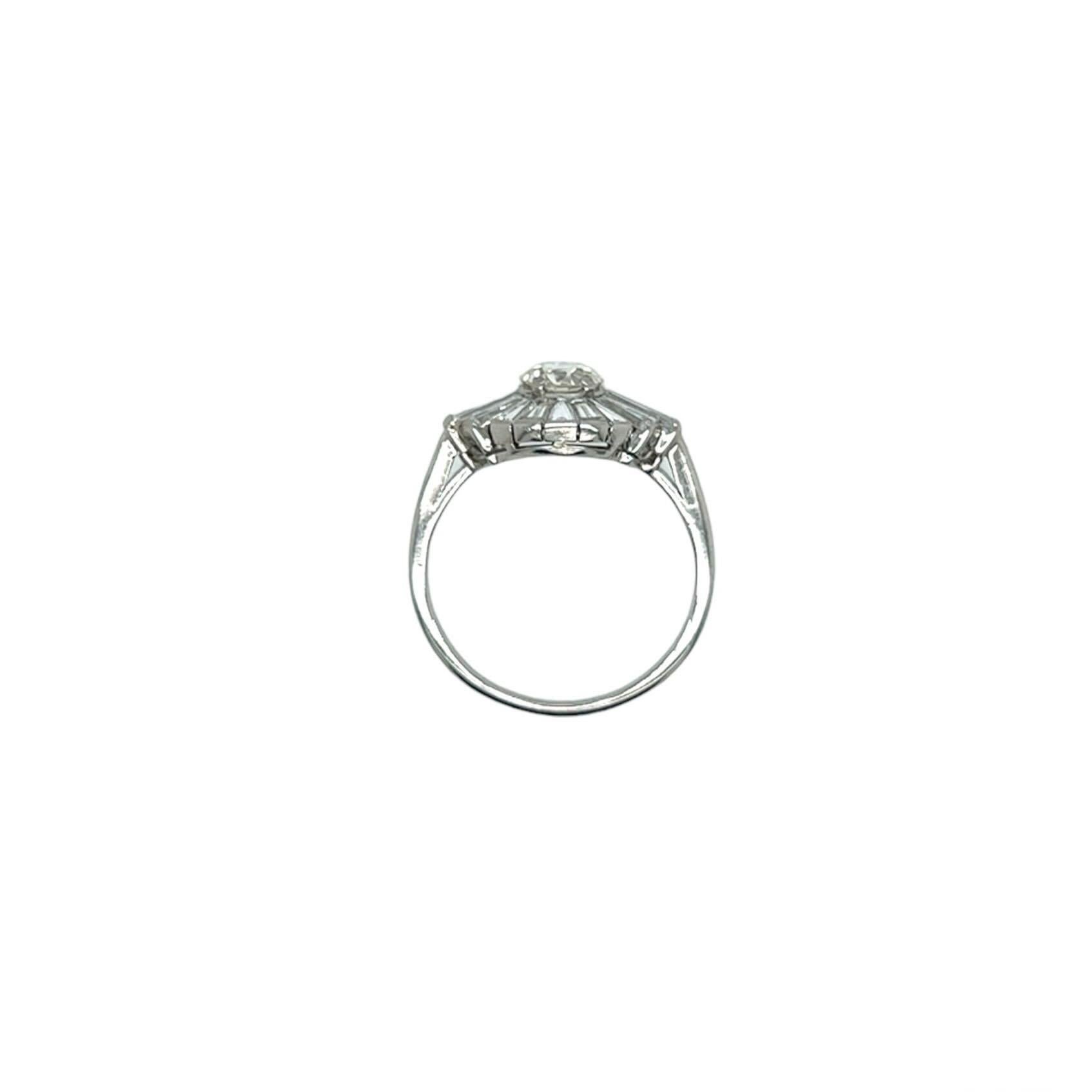 Raymond Yard GIA Certified 0.67 Carat Platinum Diamond Engagement Ring In Good Condition In New York, NY