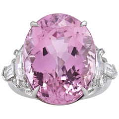 Raymond Yard Kunzite Ring, 19.70 Carat