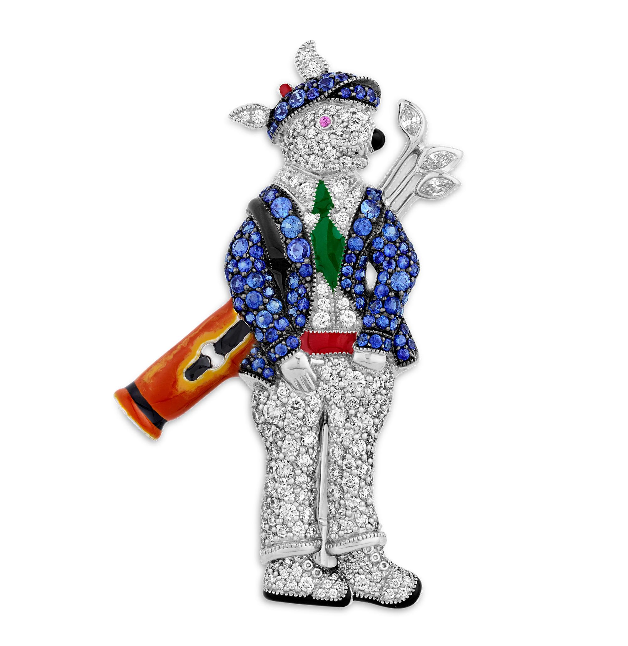 raymond yard rabbit brooch