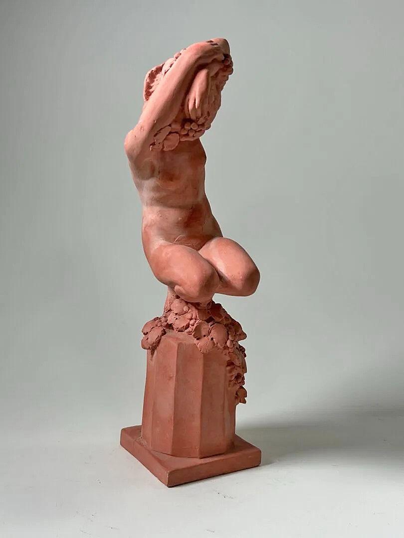 Raymonde GUERBE (1894-1995) scultura art déco in terracotta naturale, firmata R.Guerbe circa 1930
