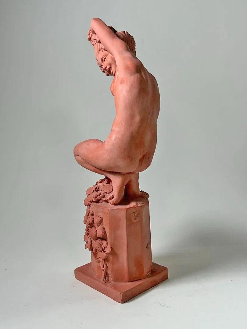 Croato Raymonde Guerbe (1894-1995) scultura art déco in terracotta naturale, circa 1930 in vendita