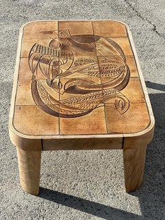 Raymonde Leduc coffee table Vallauris 1960