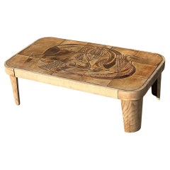 Raymonde Leduc coffee table Vallauris 1960