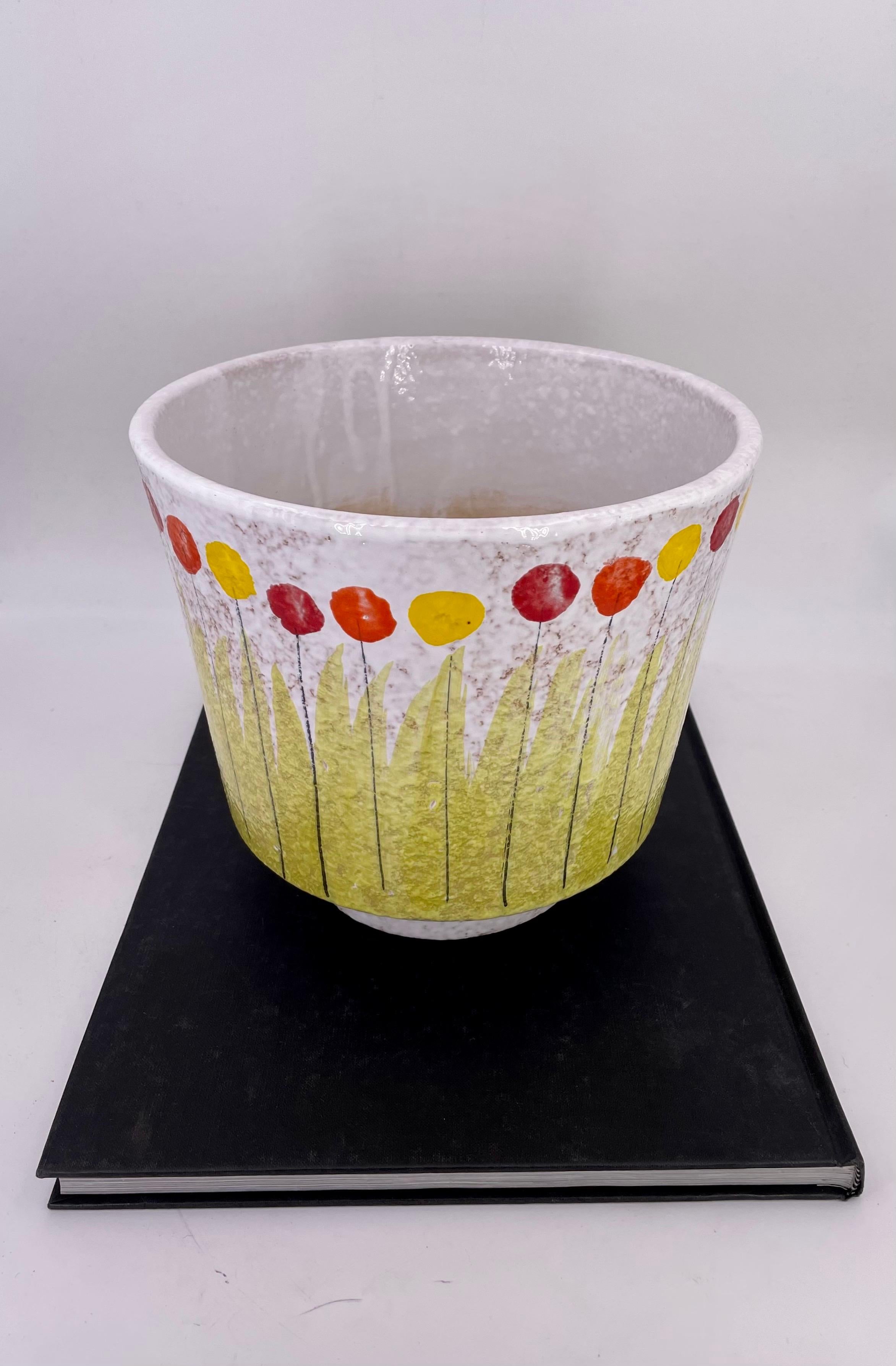 Mid-Century Modern Raymor Bitossi Italian Pottery Rare Planter