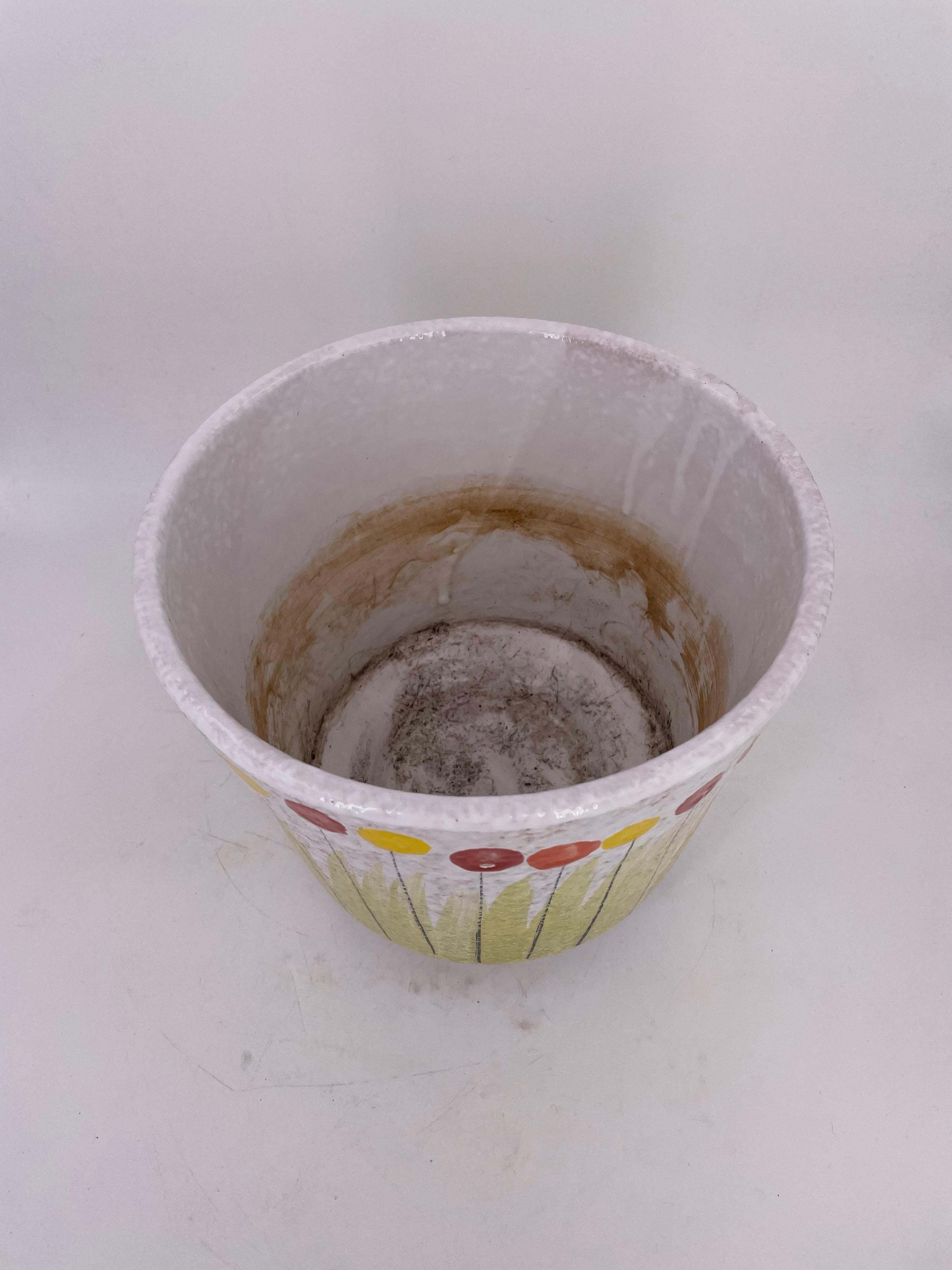 20th Century Raymor Bitossi Italian Pottery Rare Planter