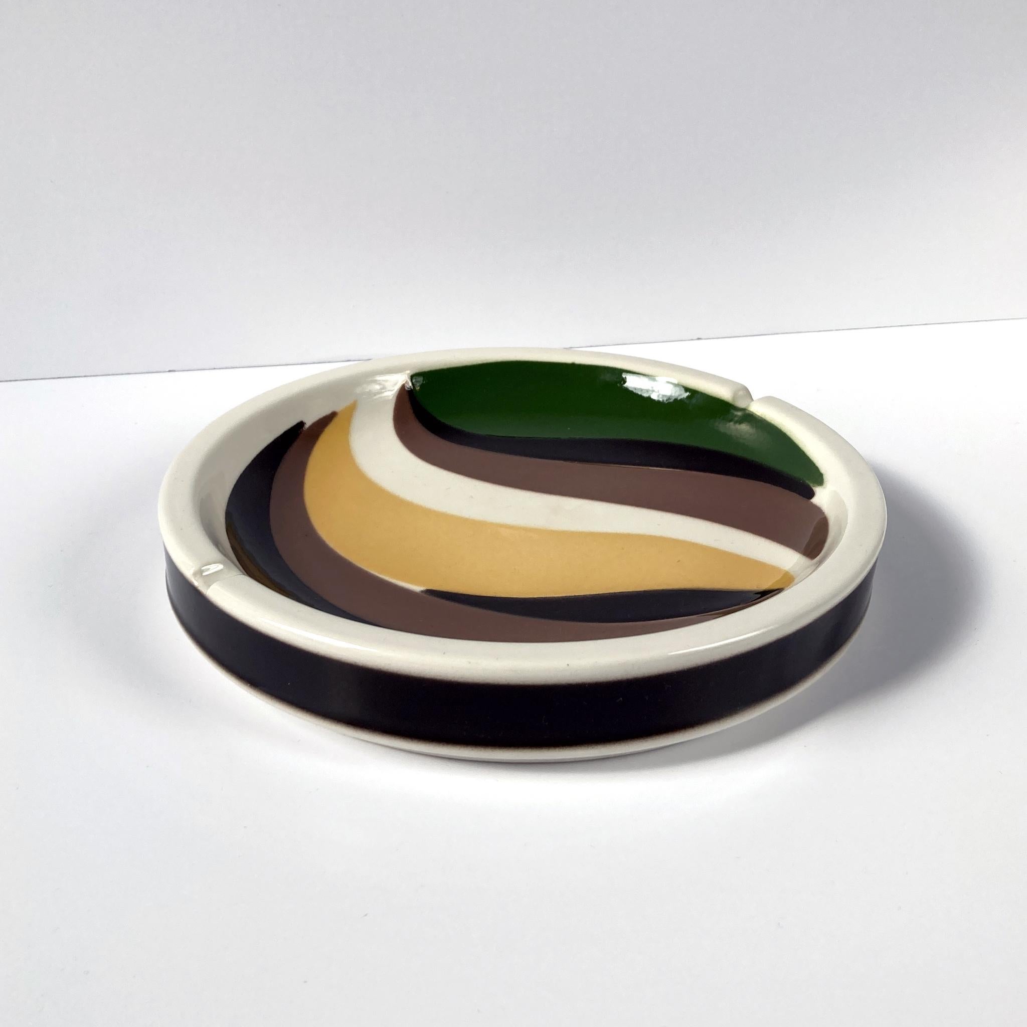 Italian Raymor by Mancioli Italy Geometric Vide Poche Midcentury 1960s For Sale