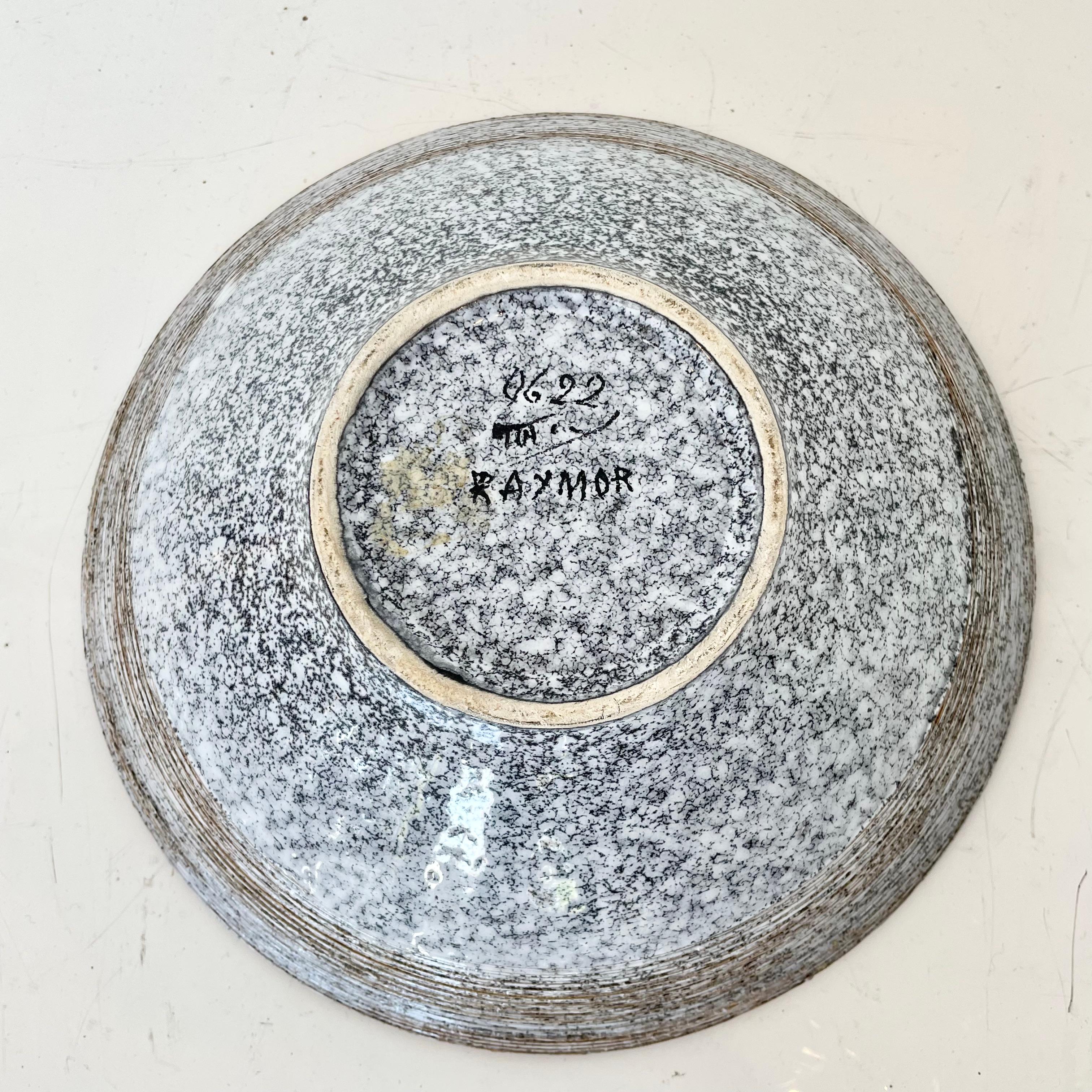 Bol de cerámica Raymor Pintado a mano en venta