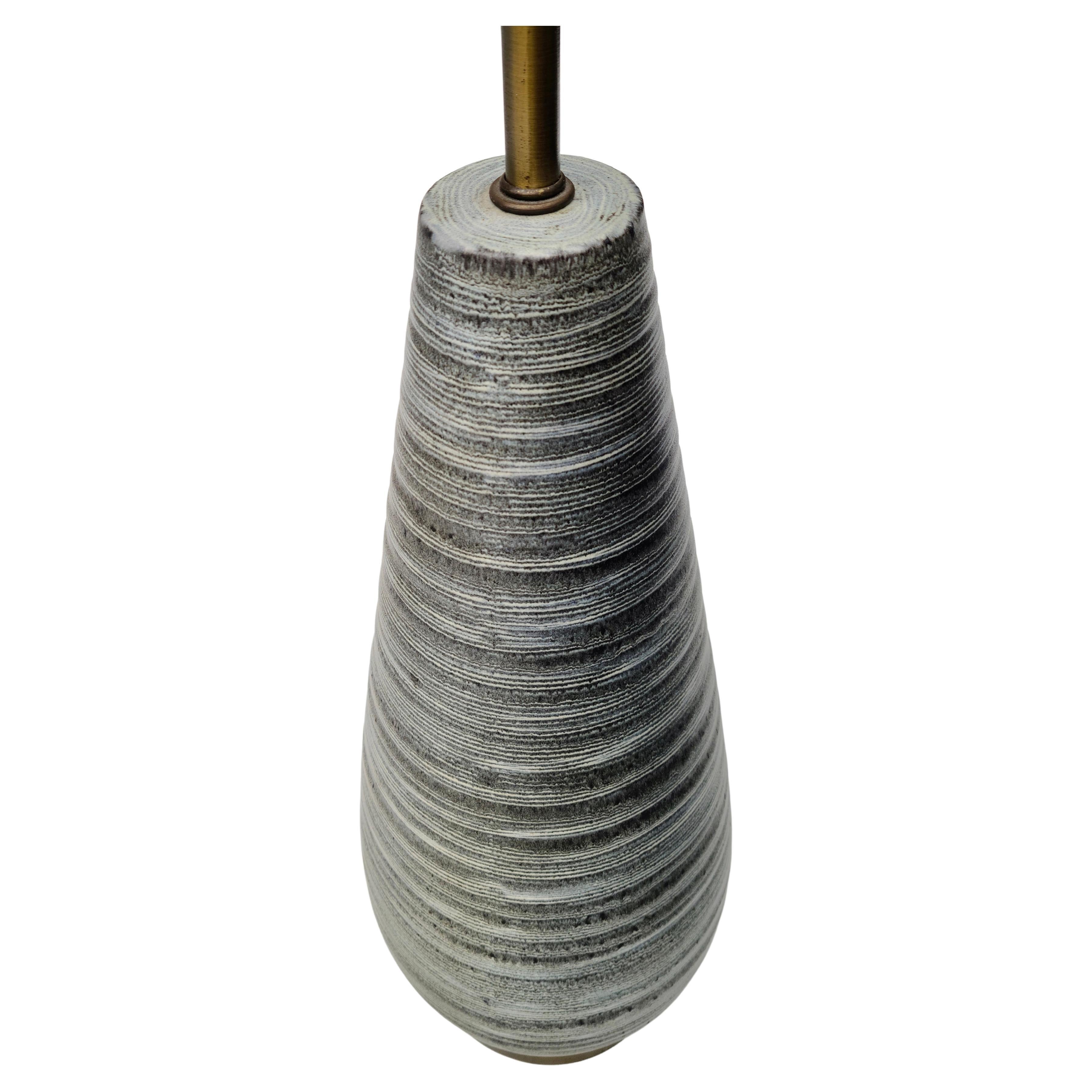 Raymor-Tischlampe aus Keramik im Stil von Paul McCobb Ursula Meyer