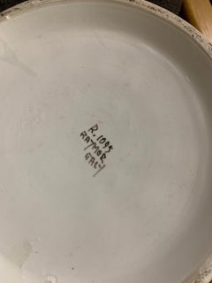 Tavolo da vino in ceramica Raymor con decorazione a vite