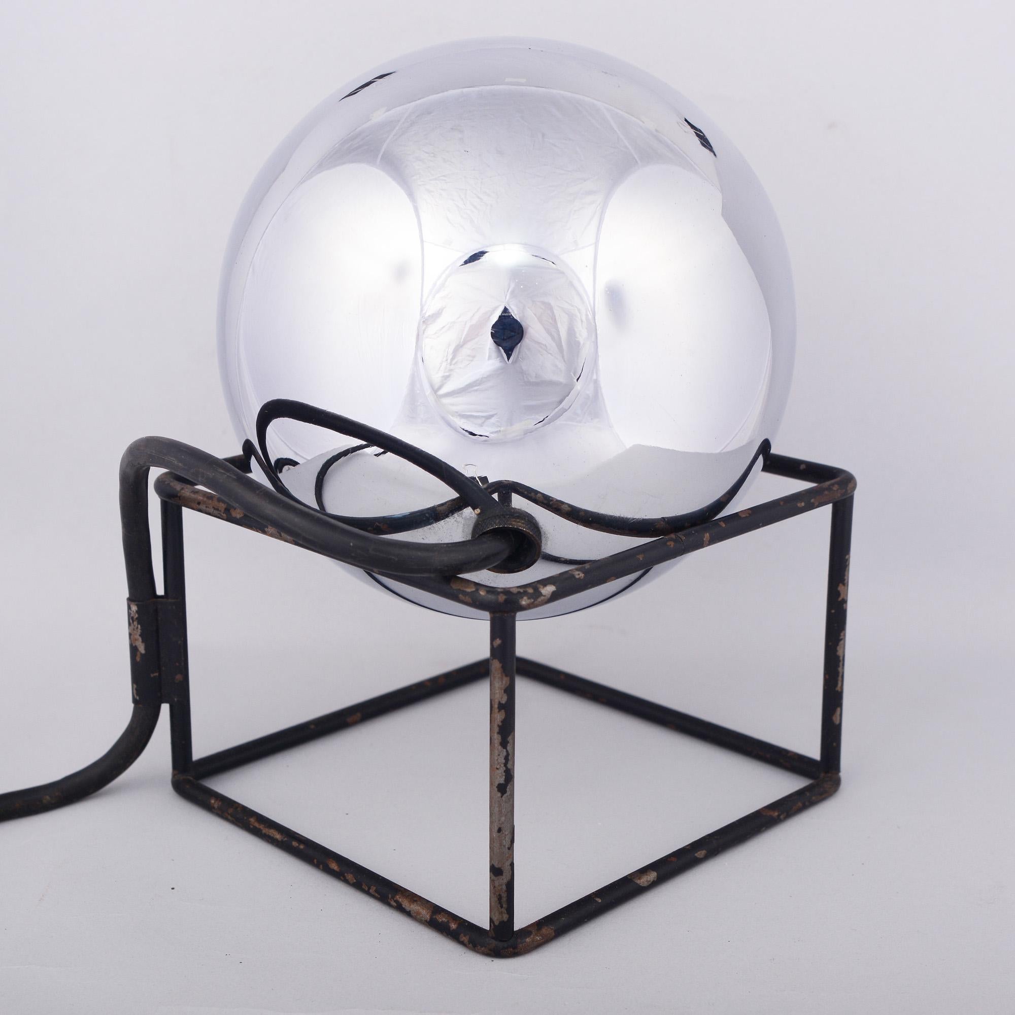 20th Century Raymor Chrome Ball Spot Light