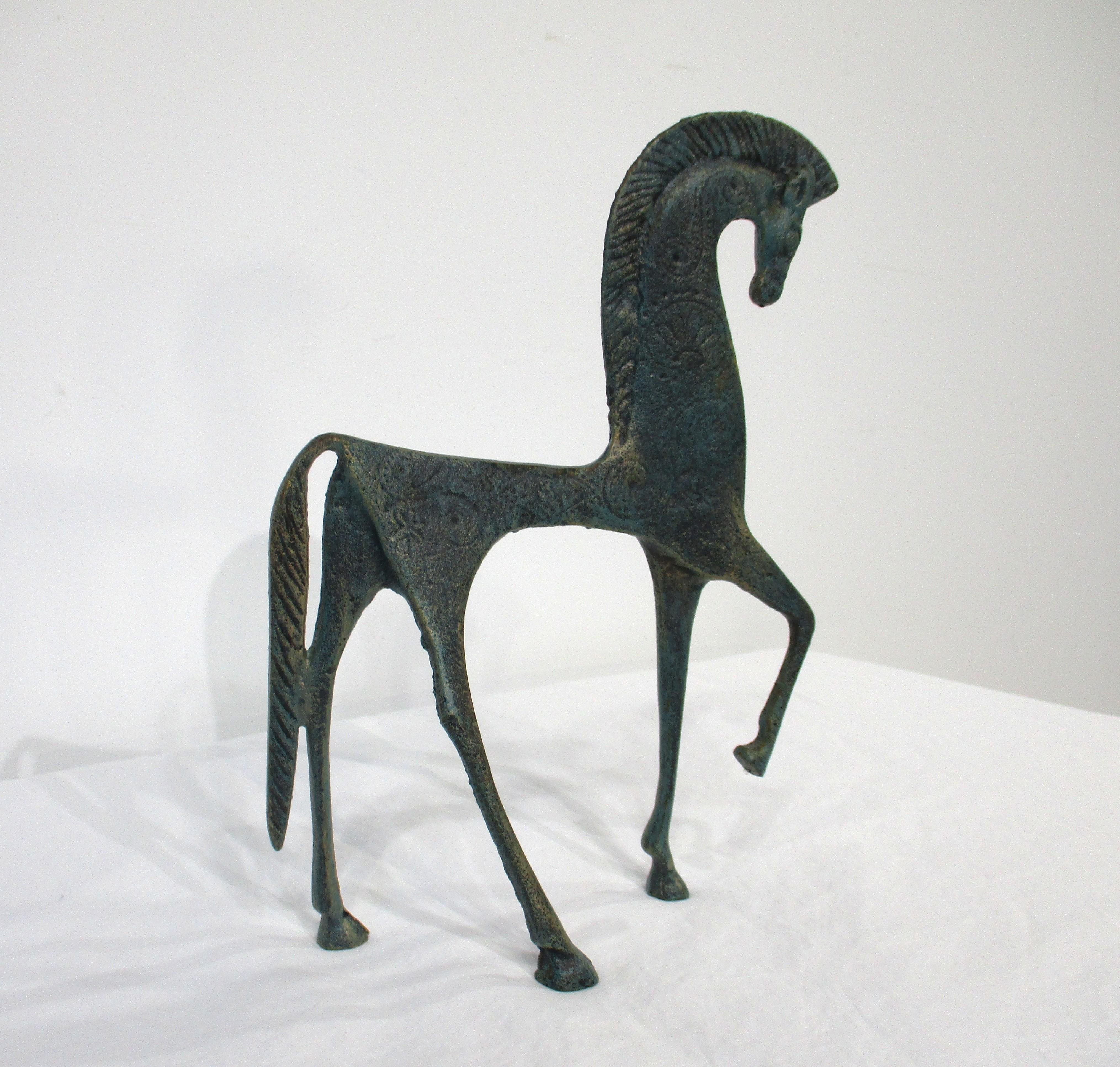 Raymor Sculpture cheval étrusque Italie dans le style de Weinberg en vente 3