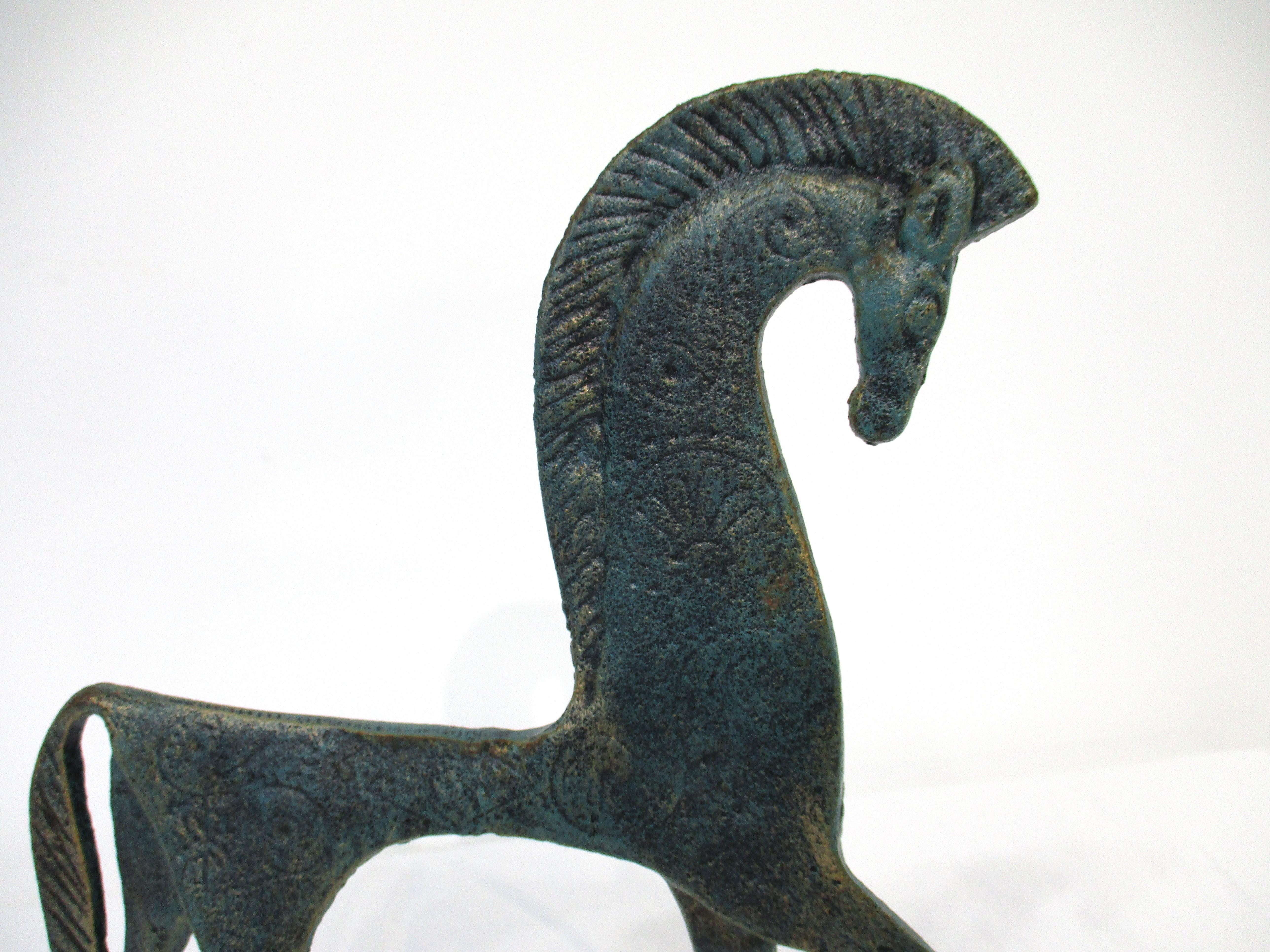 Mid-Century Modern Raymor Sculpture cheval étrusque Italie dans le style de Weinberg en vente