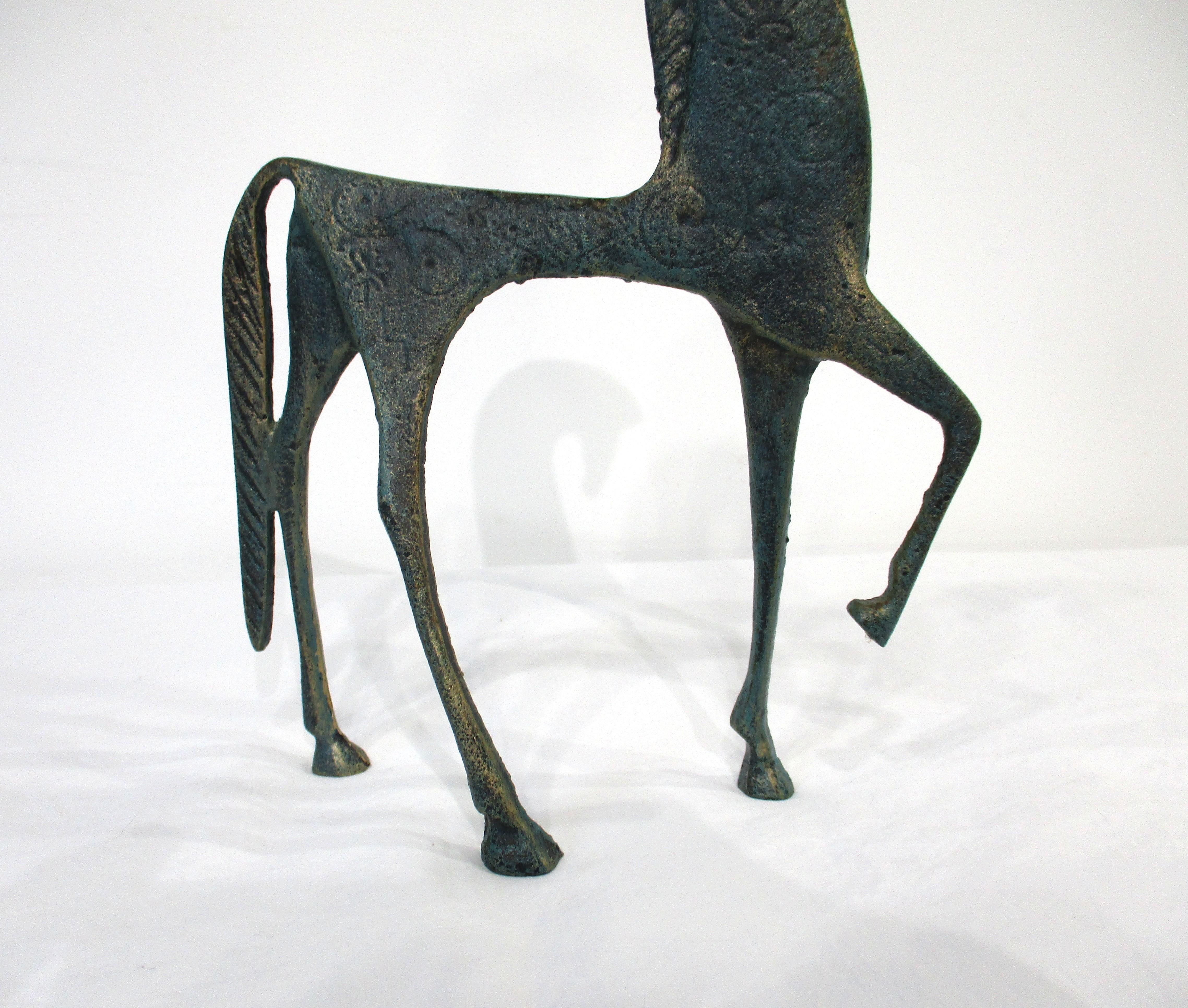 italien Raymor Sculpture cheval étrusque Italie dans le style de Weinberg en vente