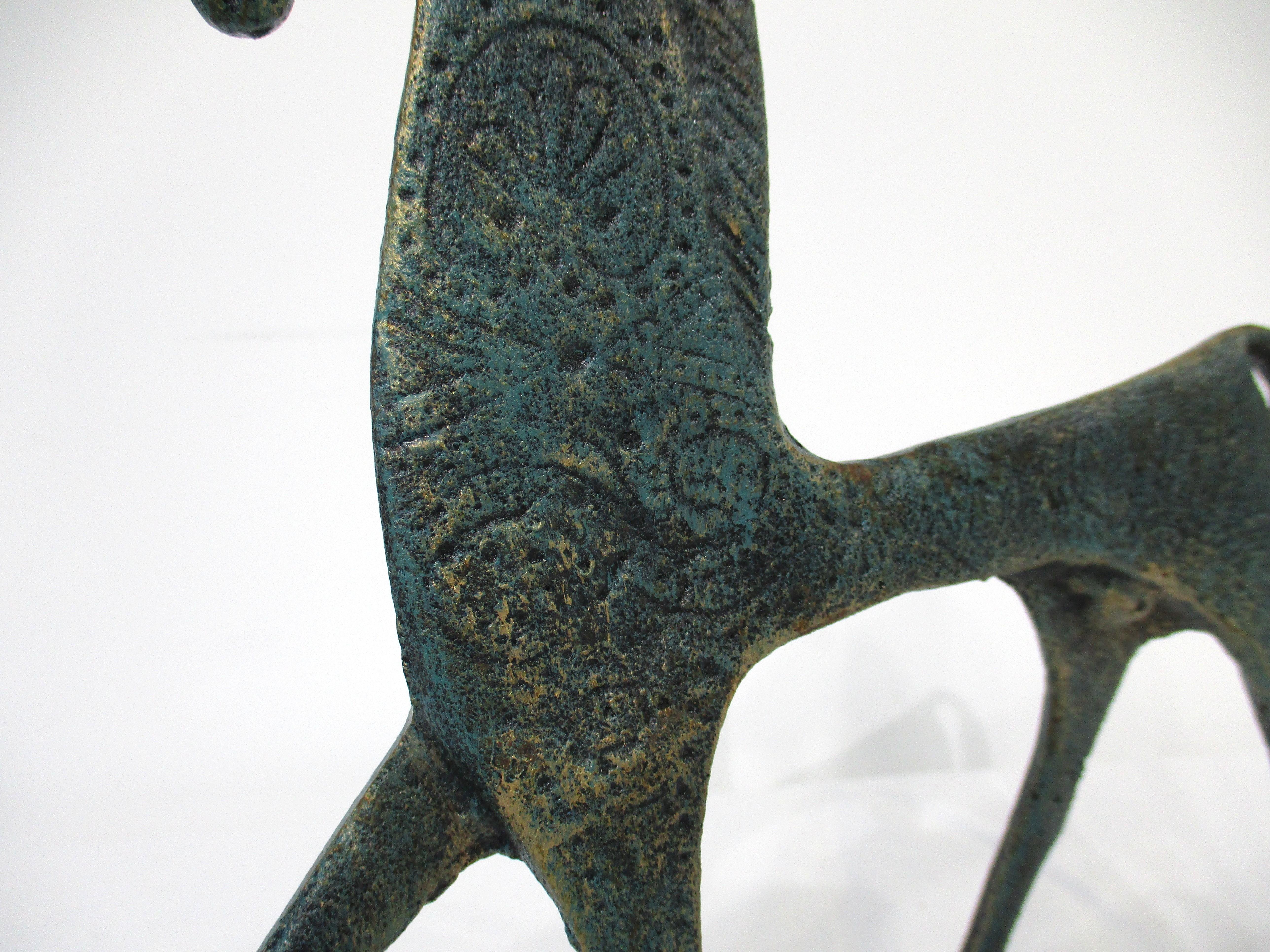 20ième siècle Raymor Sculpture cheval étrusque Italie dans le style de Weinberg en vente