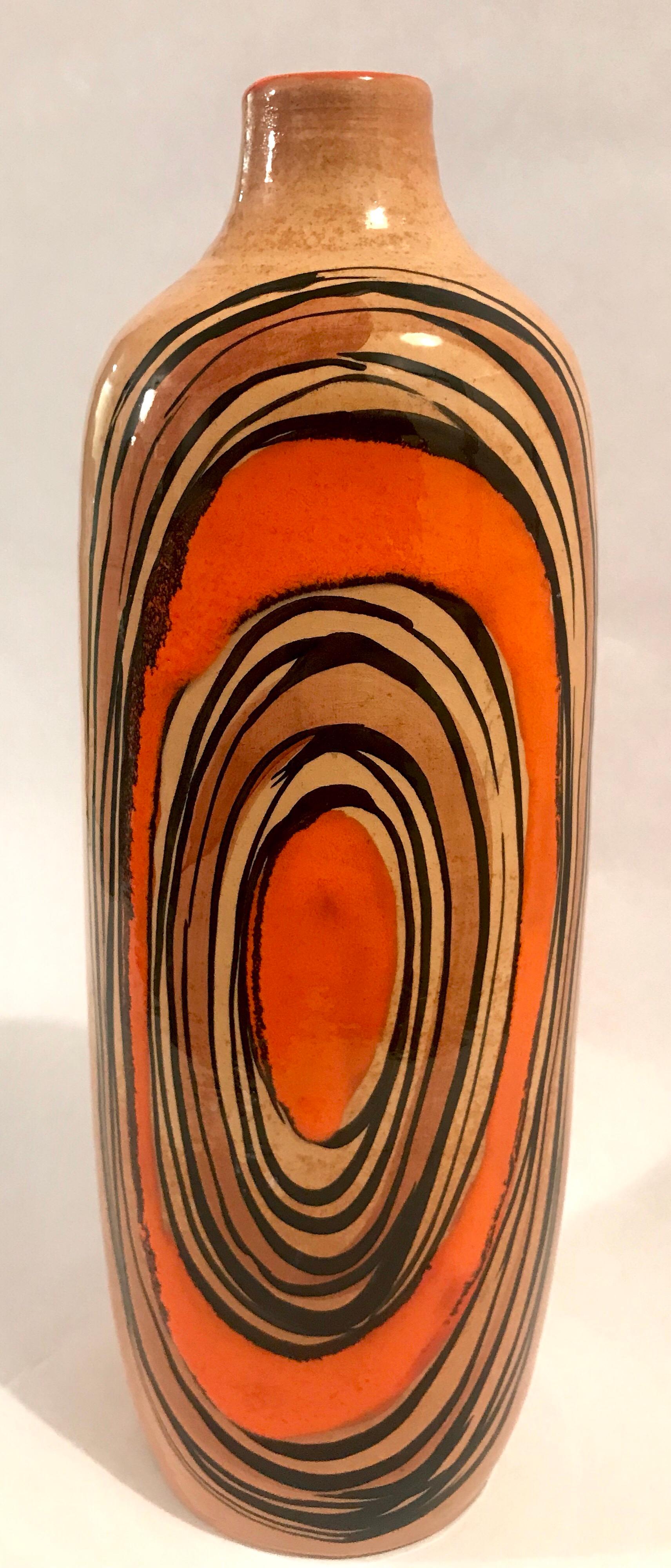 Mid-Century Modern Raymor Italian Art Pottery Vase, Italy, 1960s