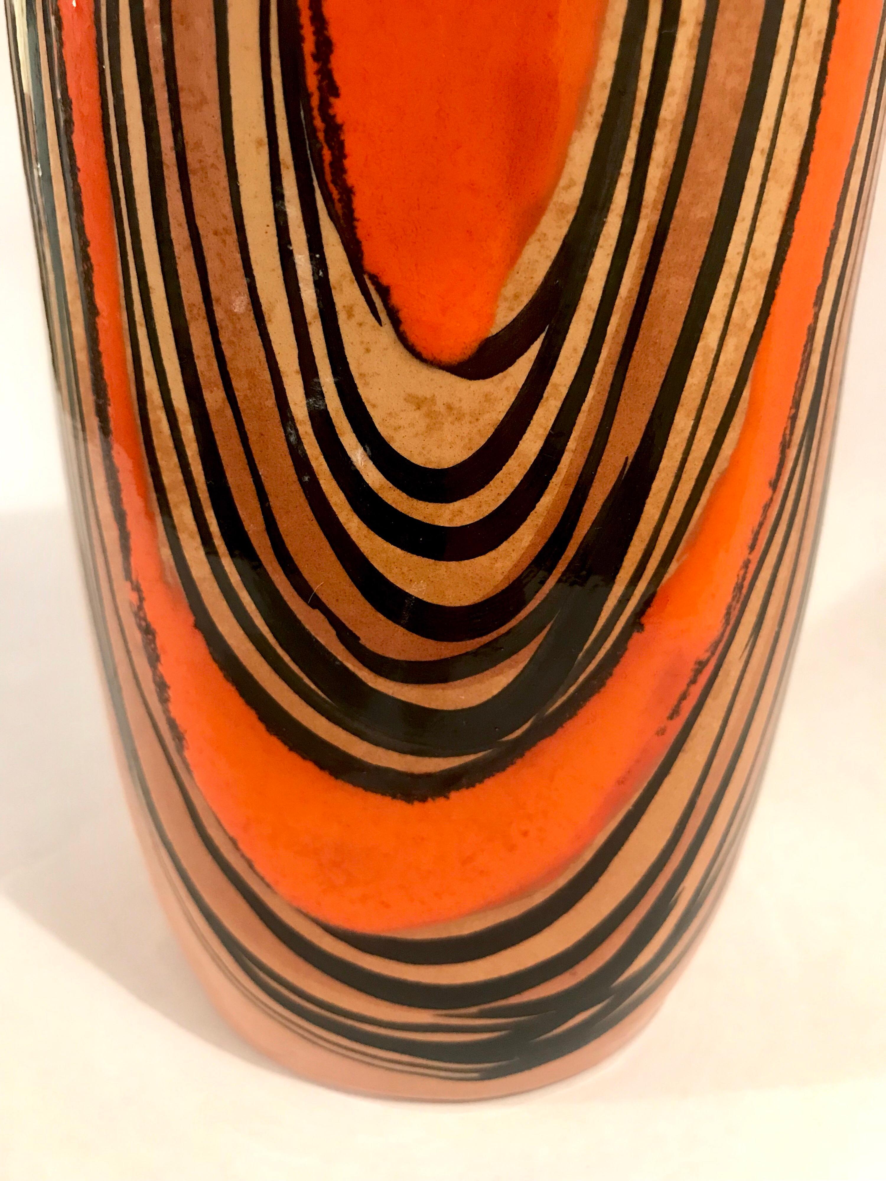 Mid-20th Century Raymor Italian Art Pottery Vase, Italy, 1960s