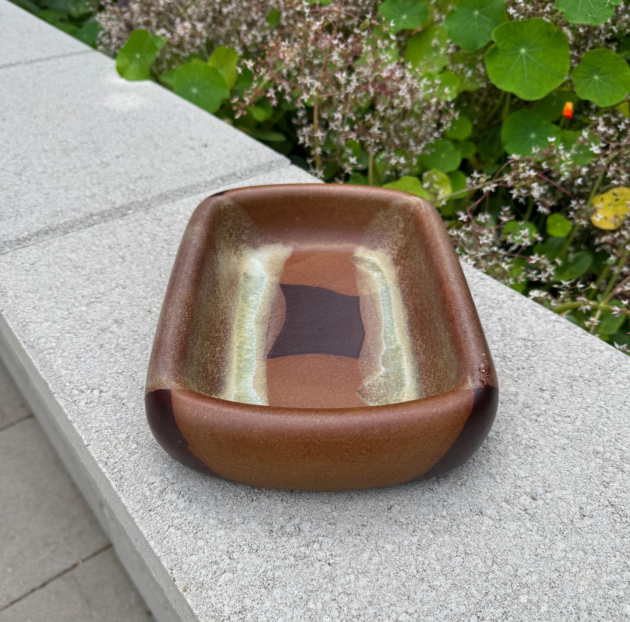 Bol attrape-tout rectangulaire en céramique italienne Raymor, Italie, vers 1960 en vente 5